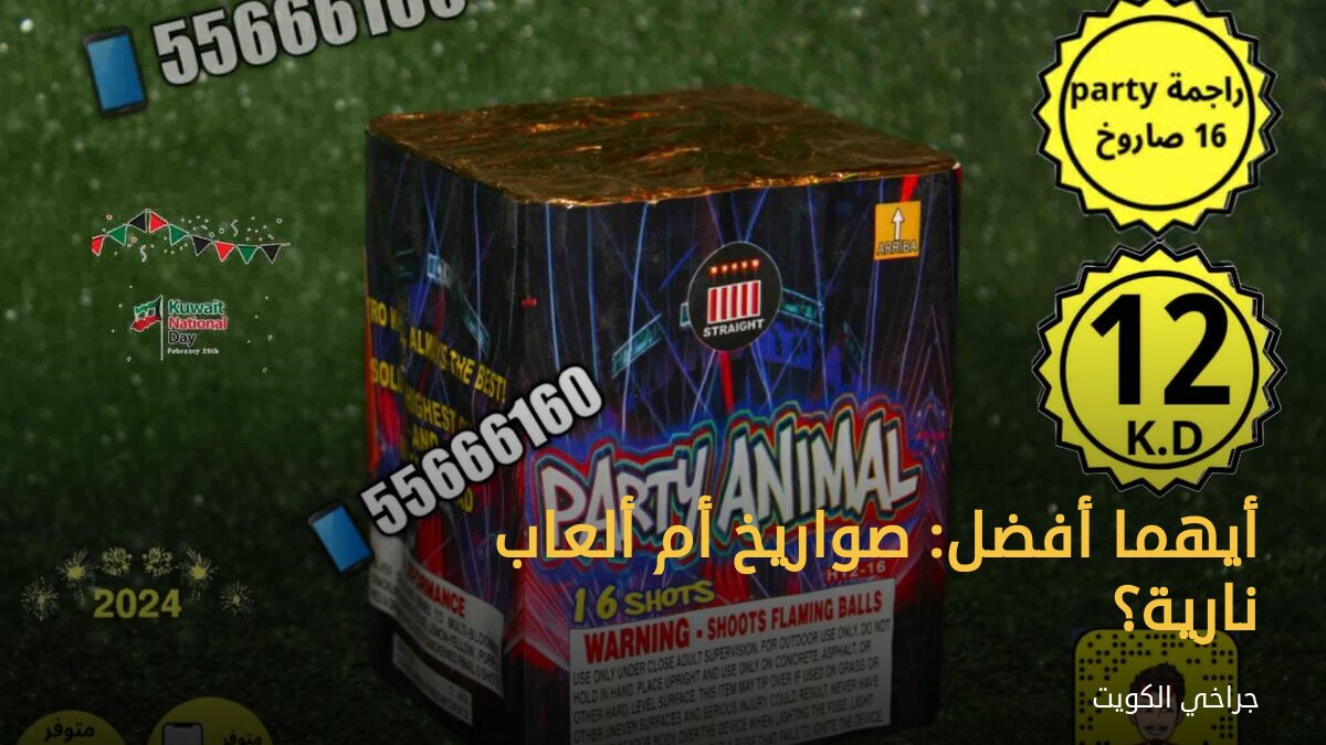 أيهما أفضل: صواريخ أم ألعاب نارية؟