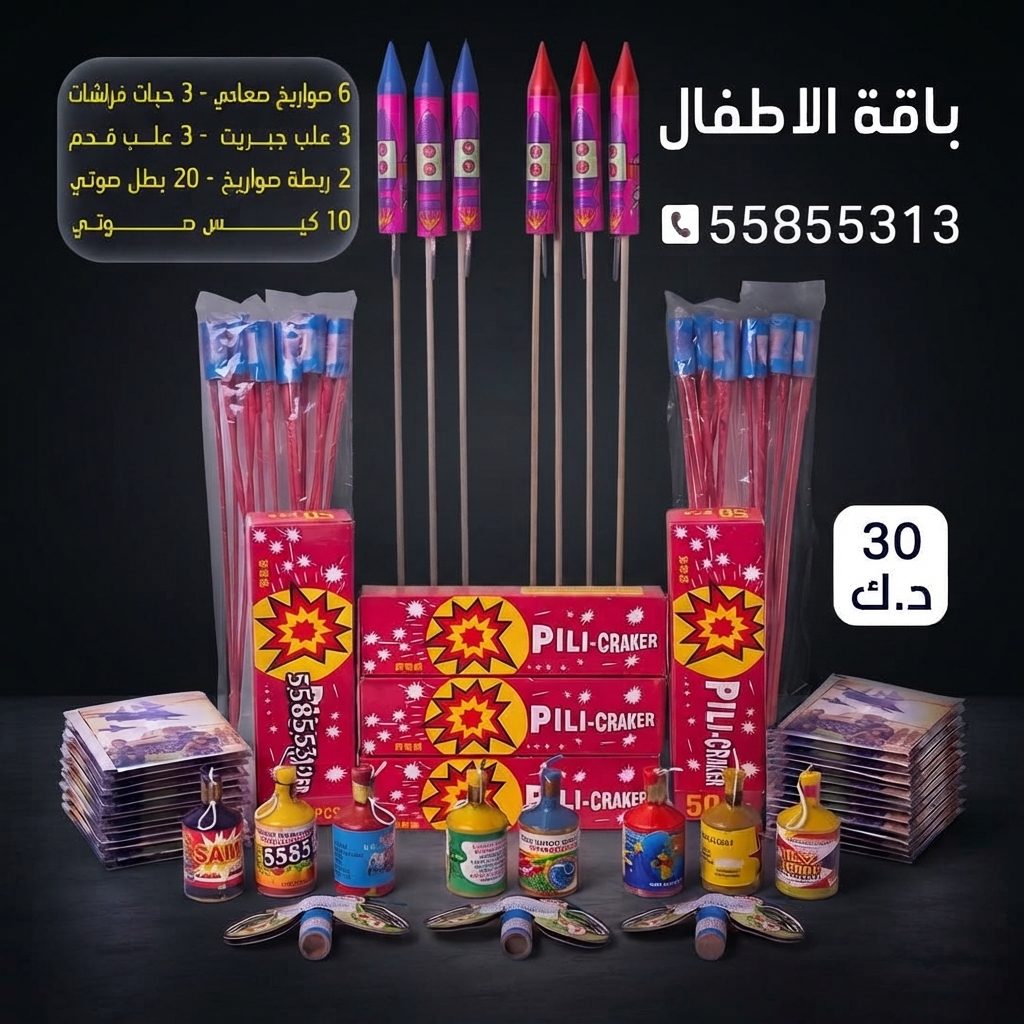 باقة الاطفال 2 لرأس السنة من جراخي الكويت باقة الاطفال 2 لرأس السنة