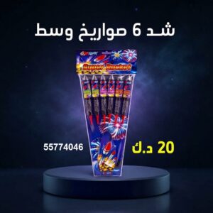 شد 6 صواريخ وسط لليوم الوطني